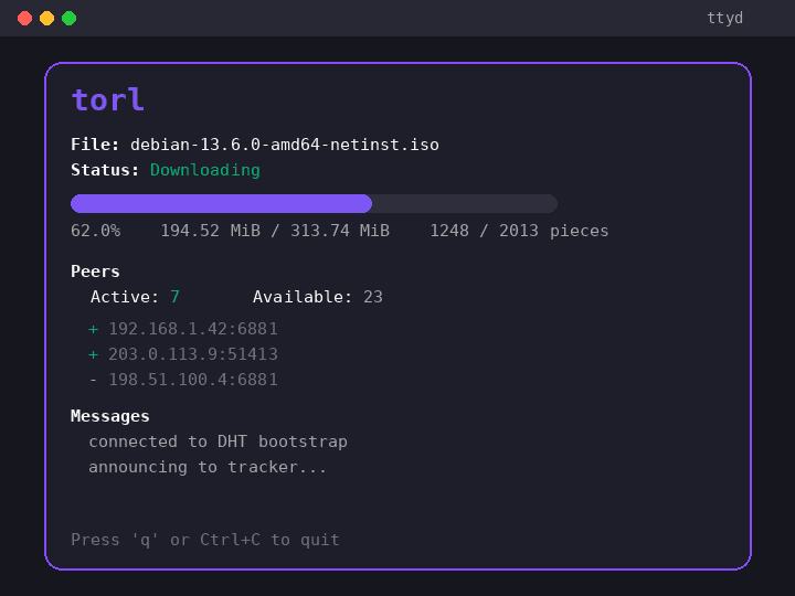torL screenshot